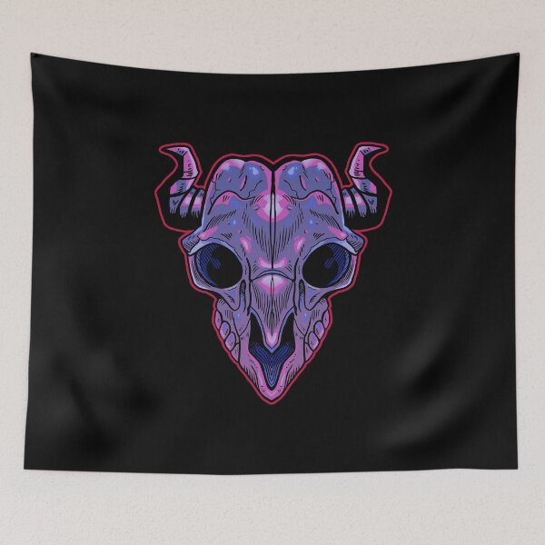 Item preview, Purple anime skull  designed and sold by angsty-angst.