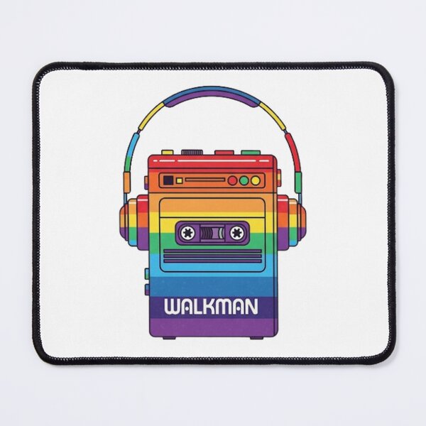 Item preview, Retro Rainbow Walkman – Pride Music Lover Design designed and sold by StateofQueer.