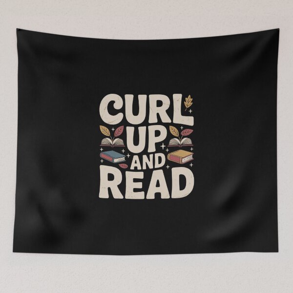 Item preview, Curl Up and Read Cozy Autumn Book designed and sold by MagicWander.