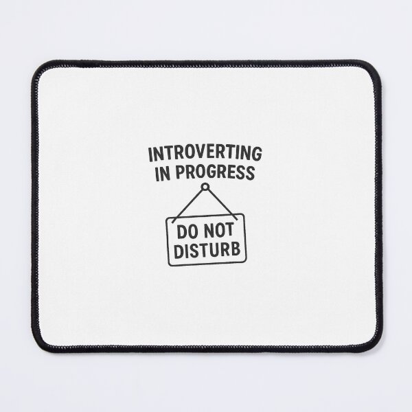 Item preview, Introverting in Progress – Do Not Disturb" Sticker designed and sold by 4Niki4.