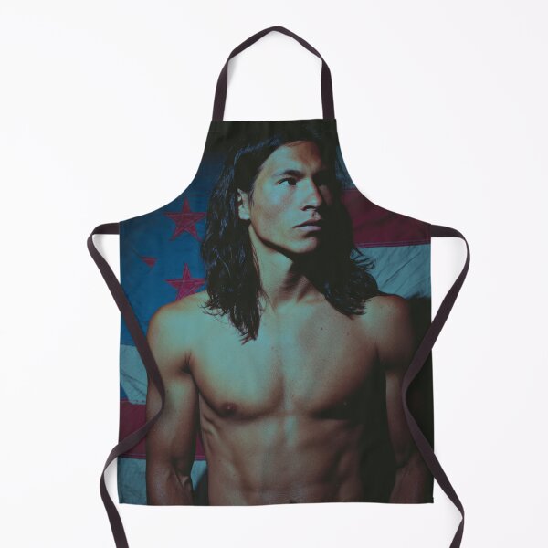 Item preview, Muscular Native American Man and US Flag #9 designed and sold by Atlas Kai.