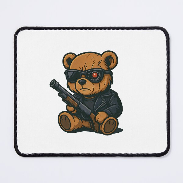 Item preview, Cyborg Teddy Bear – Future Warrior designed and sold by IronicSmiles.