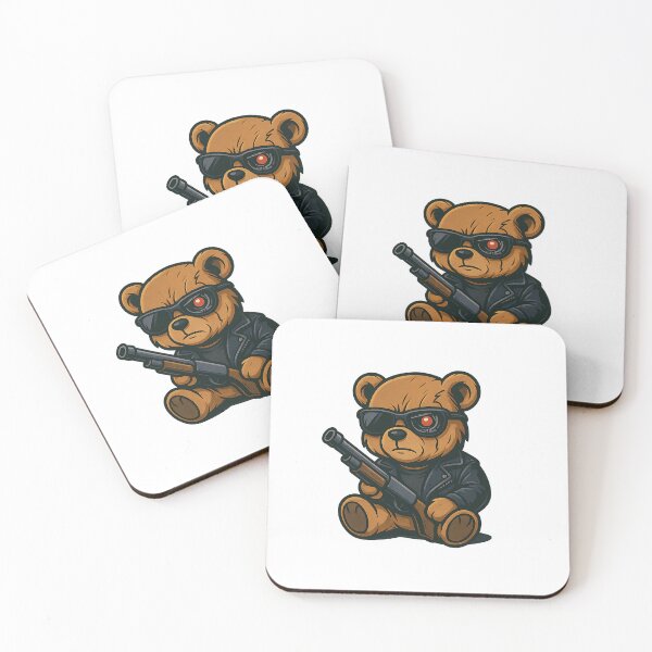 Item preview, Cyborg Teddy Bear – Future Warrior designed and sold by IronicSmiles.