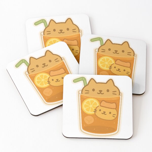 Artikelvorschau, Katzen in Eistee mit Zitrone entworfen und verkauft von Kura.Design.