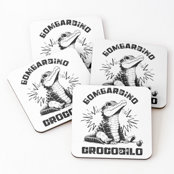 Item preview, Retro Comic Style Alligator | Bombardino Crocodilo Vintage Tattoo Design designed and sold by Teez Haven.