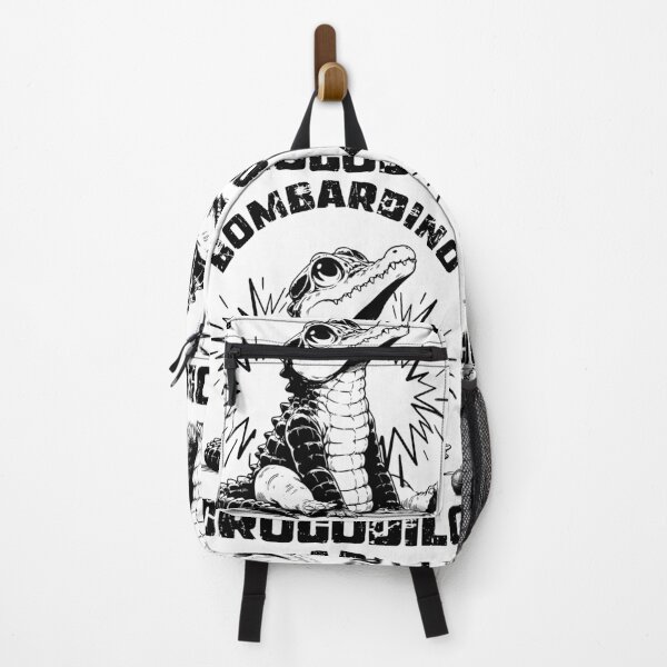 Item preview, Retro Comic Style Alligator | Bombardino Crocodilo Vintage Tattoo Design designed and sold by Teez Haven.