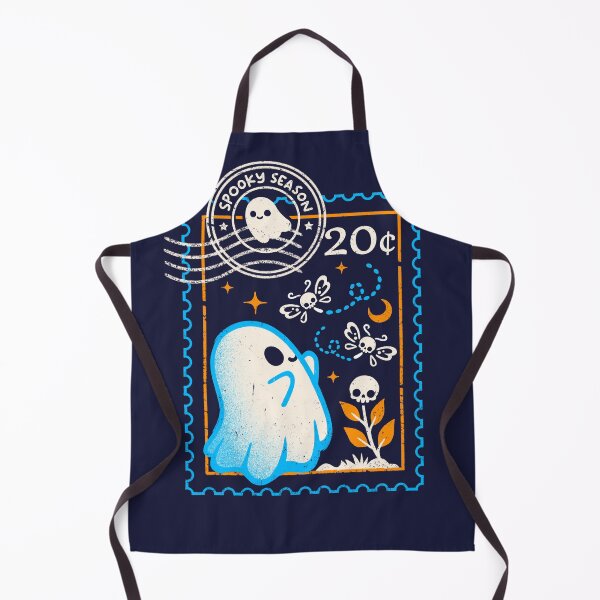 Item preview, Spooky season postage stamp cute ghost designed and sold by NemiMakeit.
