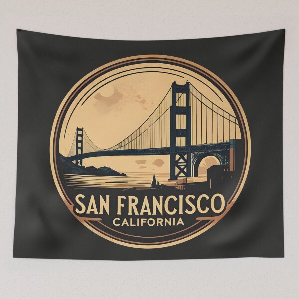Item preview, Vintage San Francisco California Design designed and sold by GoodOldVintage.