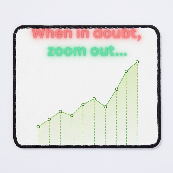 Item preview, When in Doubt, Zoom Out – Crypto Investor Motivation T-Shirt designed and sold by Stacy HODL Threrads.
