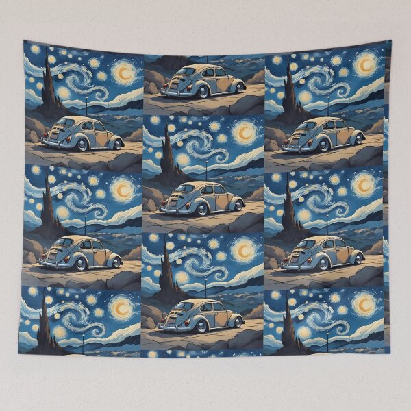 Item preview, Retro Car, Starry Night, Lowrider Art, Surreal Landscape designed and sold by Art-Design-EM.