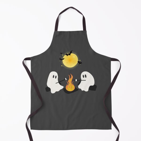 Item preview, Cute Ghost Camping Spooky Season Outdoors Halloween Vintage designed and sold by LessIsLoud.