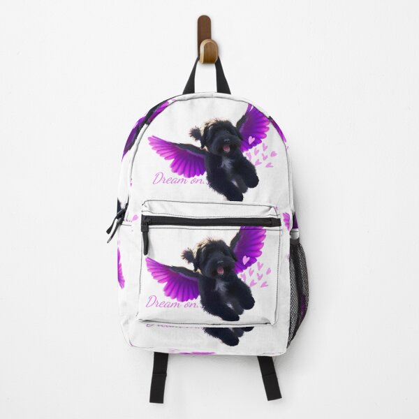 Item preview, Flying Bernedoodle – Whimsical Dog with Purple Wings & Inspirational Quote designed and sold by Always Special and Personal.