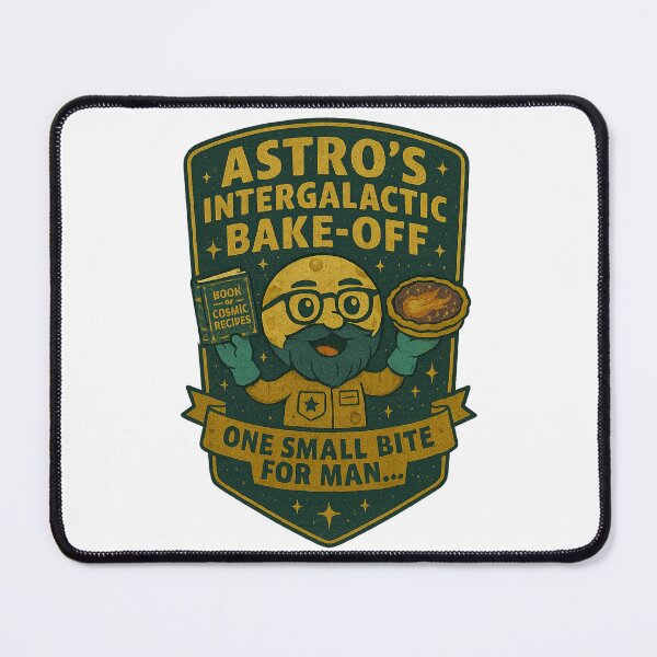 Item preview, Astro’s Intergalactic Bake-Off – One Small Bite for Man | Astro: Nom-Nom™ designed and sold by Astronomnom.