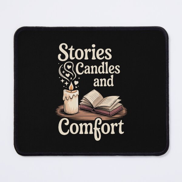 Item preview, Stories, Candles & Comfort — cozy reading designed and sold by MagicWander.