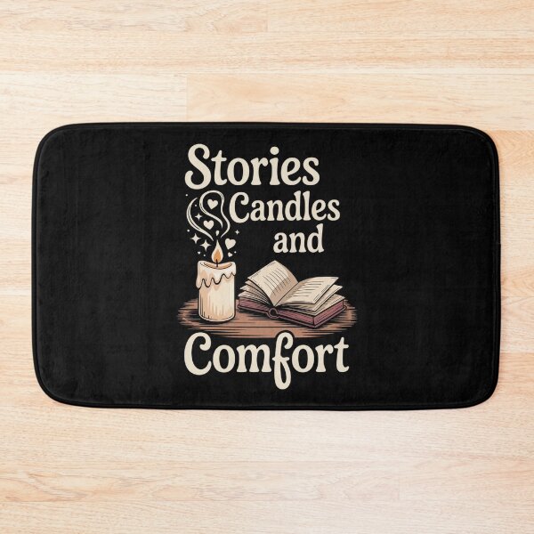 Item preview, Stories, Candles & Comfort — cozy reading designed and sold by MagicWander.