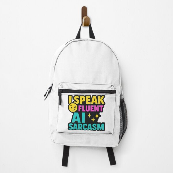 Item preview, I Speak Fluent AI Sarcasm – Funny Tech Geek Quote designed and sold by Katscuriosities.