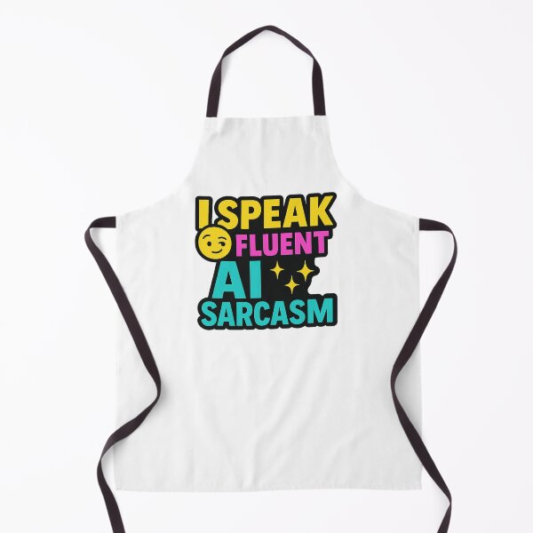 Item preview, I Speak Fluent AI Sarcasm – Funny Tech Geek Quote designed and sold by Katscuriosities.