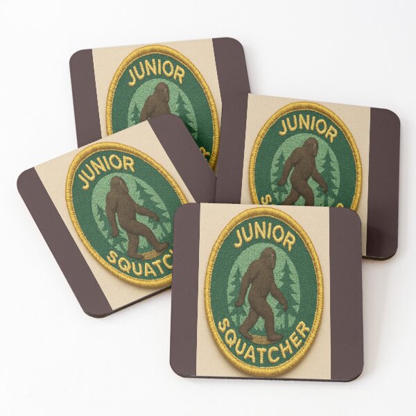 Item preview, Junior Squatcher Bigfoot Patch - Kids Sasquatch Hunter Embroidered looking  Badge   designed and sold by Gazmerch.
