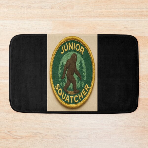 Item preview, Junior Squatcher Bigfoot Patch - Kids Sasquatch Hunter Embroidered looking  Badge   designed and sold by Gazmerch.