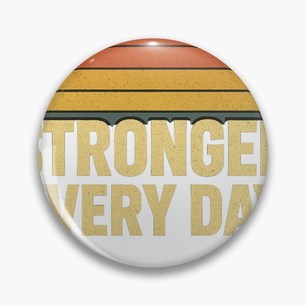 Item preview, Stronger Every Day – Vintage Sunset Motivation designed and sold by BerkeArt.