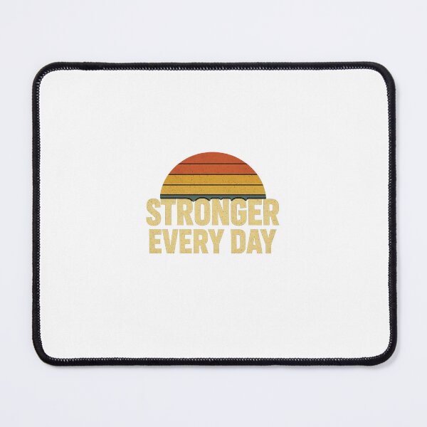 Item preview, Stronger Every Day – Vintage Sunset Motivation designed and sold by BerkeArt.