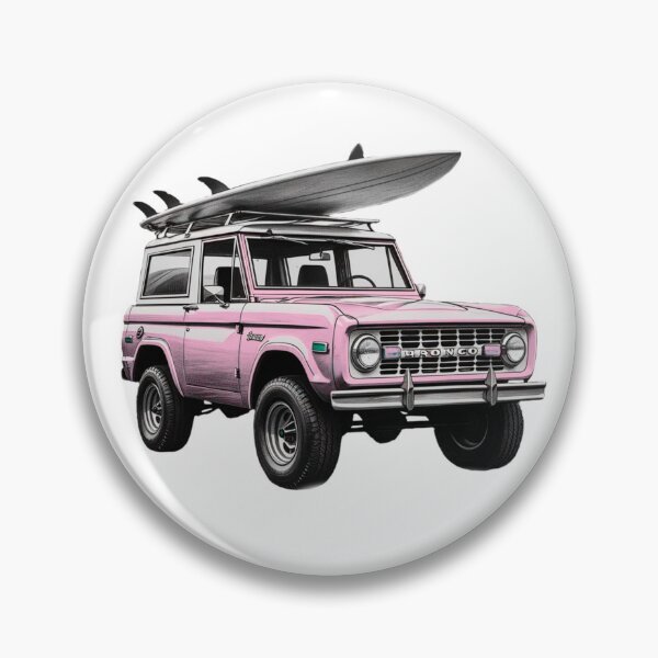 Item preview, Pink beach bronco designed and sold by Oholladesigns.