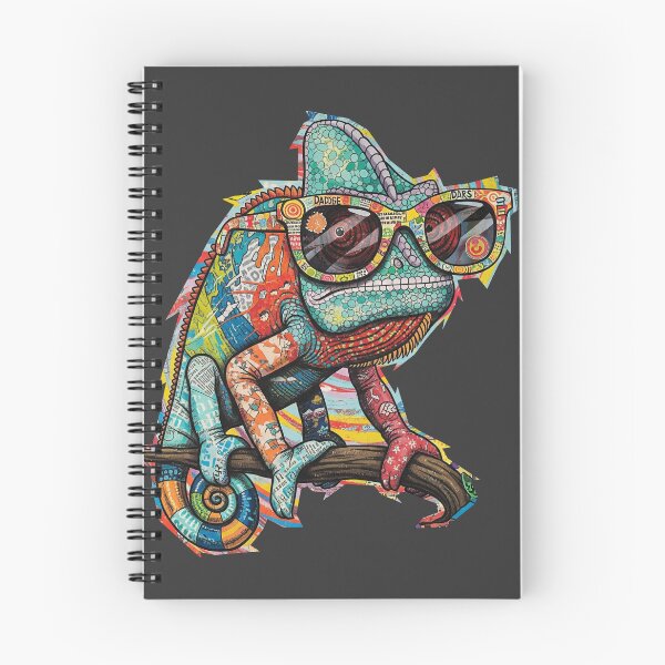 Artikelvorschau, Psychedelische Chamäleon-Pop-Art – Bunte, trippige Eidechsenillustration entworfen und verkauft von MerchYouSearch.