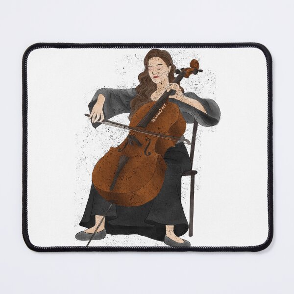 Item preview, Woman Playing Cello Art designed and sold by Merymer.