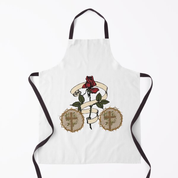 Item preview, Cross with Red Rose Design designed and sold by Merymer.