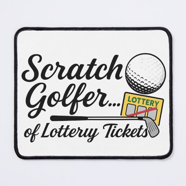 Item preview, Scratch Golfer… of Lottery Tickets Art designed and sold by JetFaith Designs.