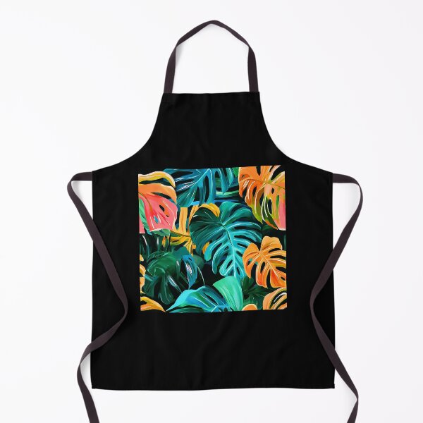 Item preview, Colorful Caribbean Tropical Monstera Palm Leaves Breathtaking Art' designed and sold by DEC02.