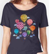 Hot Air Balloon Night Women's Relaxed Fit T-Shirt