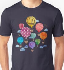 Hot Air Balloon Night Unisex T-Shirt