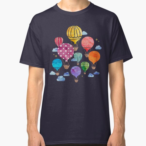 Hot Air Balloon Night Classic T-Shirt