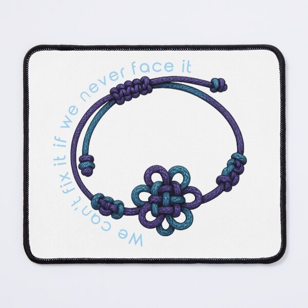 Item preview, We can't fix it if we never face it - Free - Bracelet - rujinu designed and sold by Gautamaa.