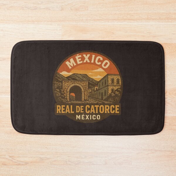 Item preview, Real de Catorce Mexico vintage design designed and sold by Ahau Designs.