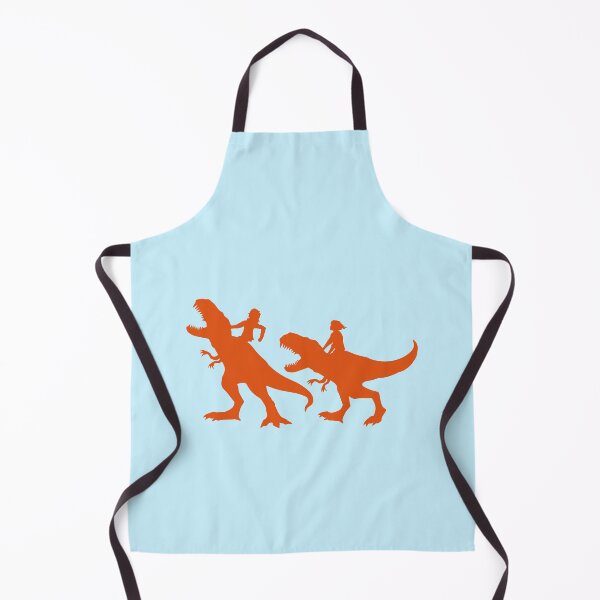 Item preview, 2 T-Rex Tyrannosaurus Riding Woman Boy Girl Rider Dino Team designed and sold by shirt-o-mat.