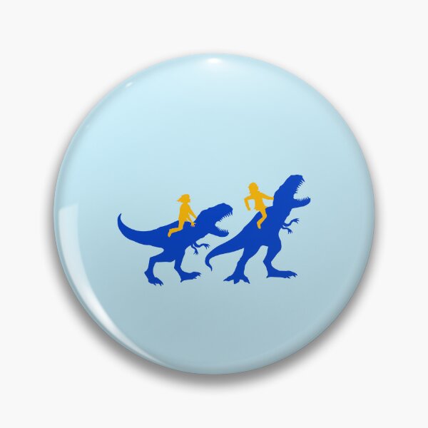 Item preview, 2 T-Rex Tyrannosaurus Riding Woman Boy Girl Rider Dino Team designed and sold by shirt-o-mat.