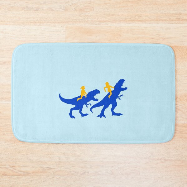 Item preview, 2 T-Rex Tyrannosaurus Riding Woman Boy Girl Rider Dino Team designed and sold by shirt-o-mat.