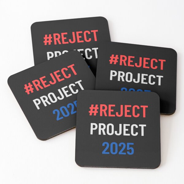 Item preview, Reject Project 2025: Stop The Authoritarian Agenda Bold Political Protest designed and sold by elynne9.