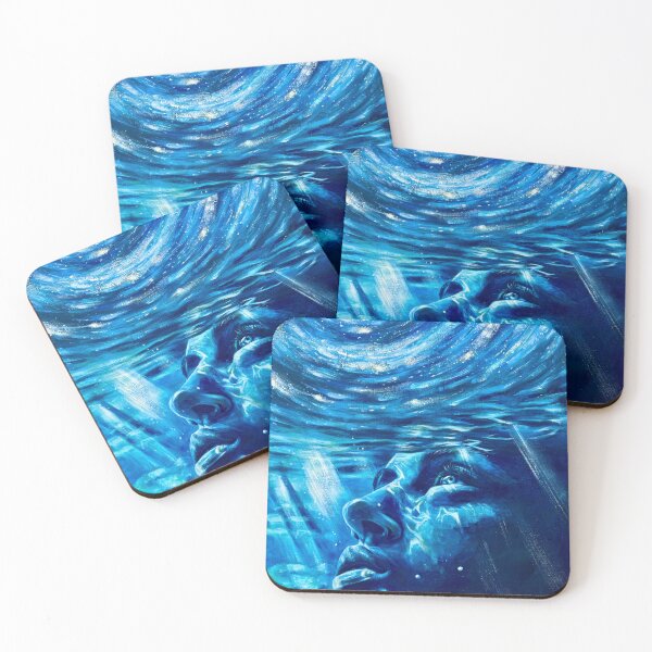 Item preview, Underwater Galaxy Starry Sky Portrait designed and sold by denisaArtist.