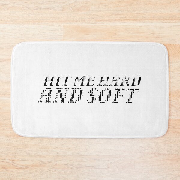Item preview, hit me hard and soft type designed and sold by kelizzies.