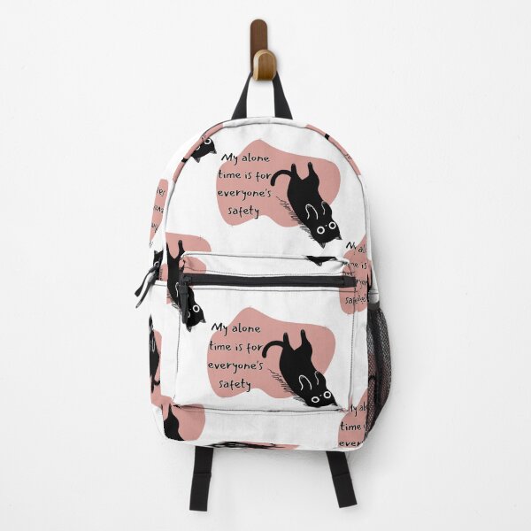 Item preview, V2: My Alone Time Is For Everyone's Safety Upsidedown CAT designed and sold by Holy Coast Threads (Formerly ChristianFlower).