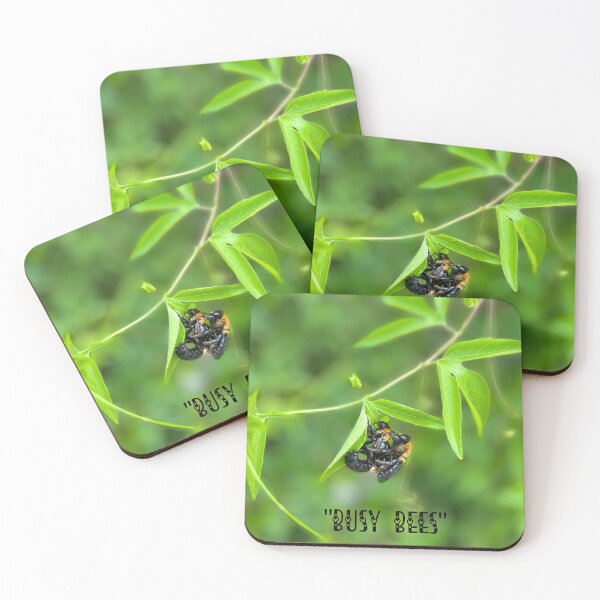 Item preview, Busy Bees in on a Vine enjoying the summer sun designed and sold by ncNatureVisions.