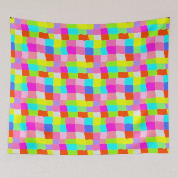 Item preview, Joyful Colorful Abstract Checkered Pattern designed and sold by Prismatect.