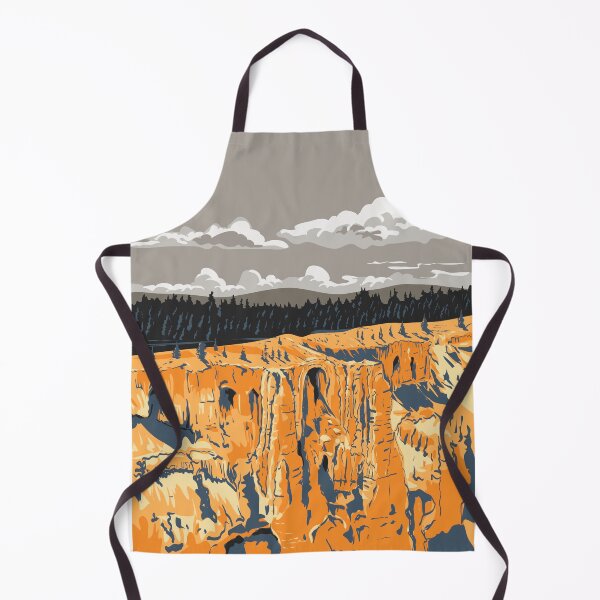 Item preview, The Cathedral in Bryce Canyon National Park in Utah WPA Poster Art designed and sold by patrimonio.