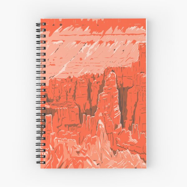 Item preview, Inspiration Point View of Bryce Canyon National Park in Utah WPA Poster Art designed and sold by patrimonio.