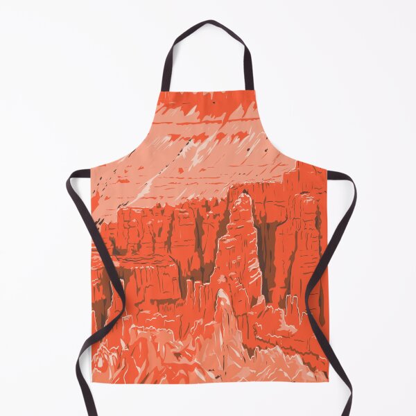 Item preview, Inspiration Point View of Bryce Canyon National Park in Utah WPA Poster Art designed and sold by patrimonio.
