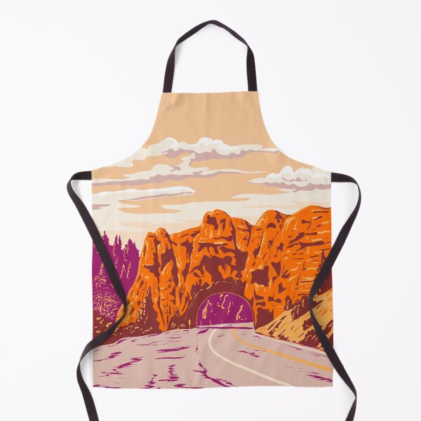 Item preview, Red Canyon Tunnel Through Rock Fin in Utah WPA Poster Art designed and sold by patrimonio.