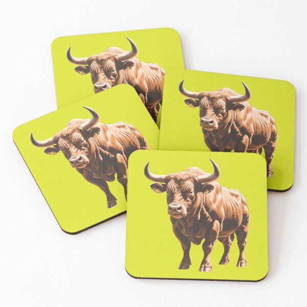Item preview, Angry Bull Illustration, Powerful Animal Art, Fierce Bull Drawing designed and sold by Art-Design-EM.